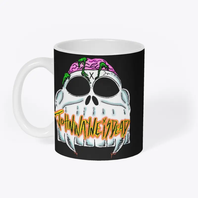 johnwayneisdead skull logo